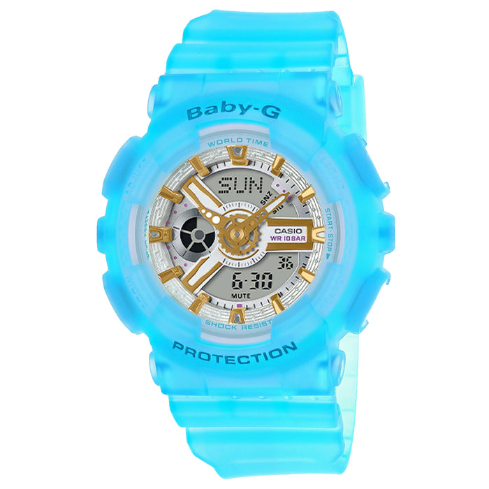 Casio Women's Baby-G White Dial Watch - BA110SC-2A