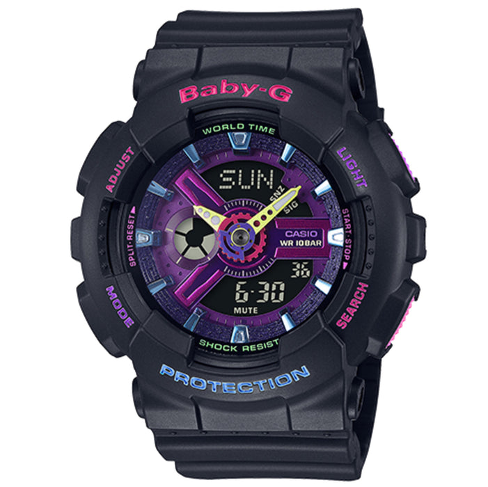Casio Women's Baby-G Purple Dial Watch - BA110TM-1A