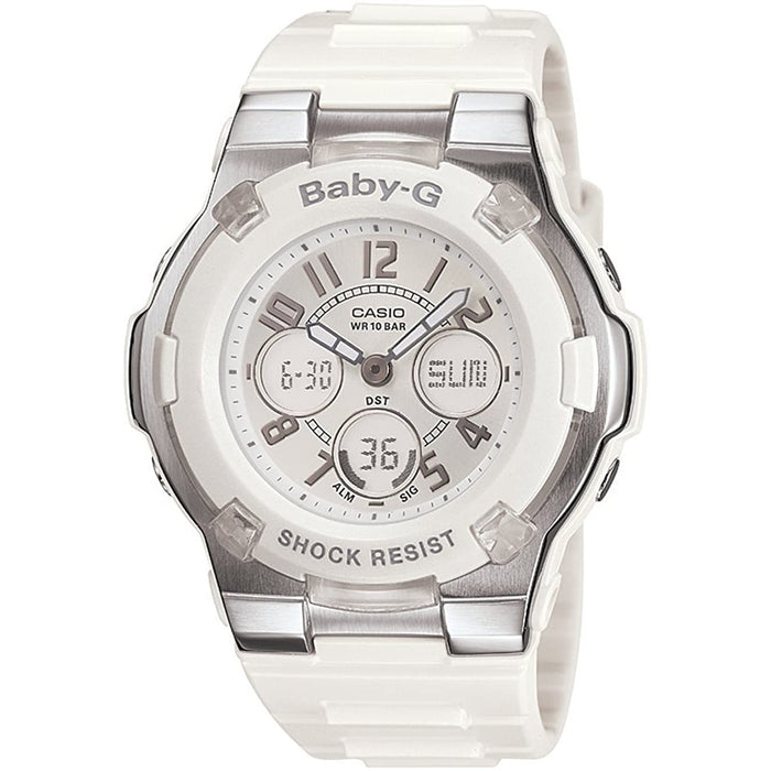 Casio Women's Baby-G White Dial Watch - BGA-110-7BCR