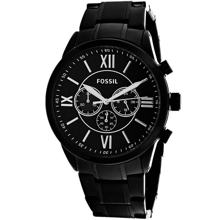 Fossil Men's Flynn Black Dial Watch - BQ1127IE
