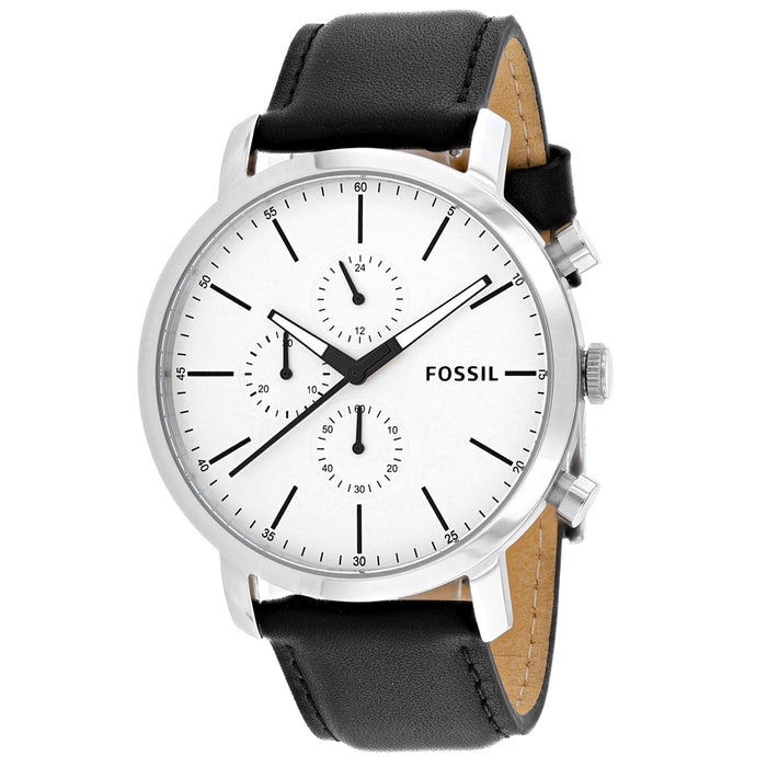 Fossil Men's Luther Silver Dial Watch - BQ2327IE
