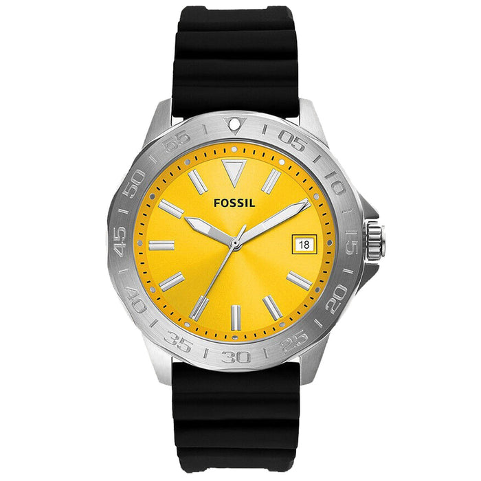 Fossil Men's Bannon Yellow Dial Watch - BQ2781