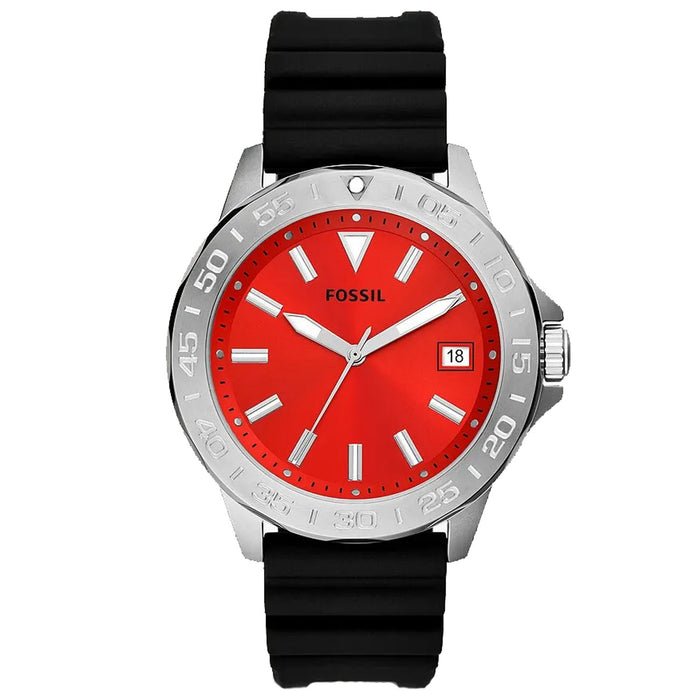 Fossil Men's Bannon Red Dial Watch - BQ2782