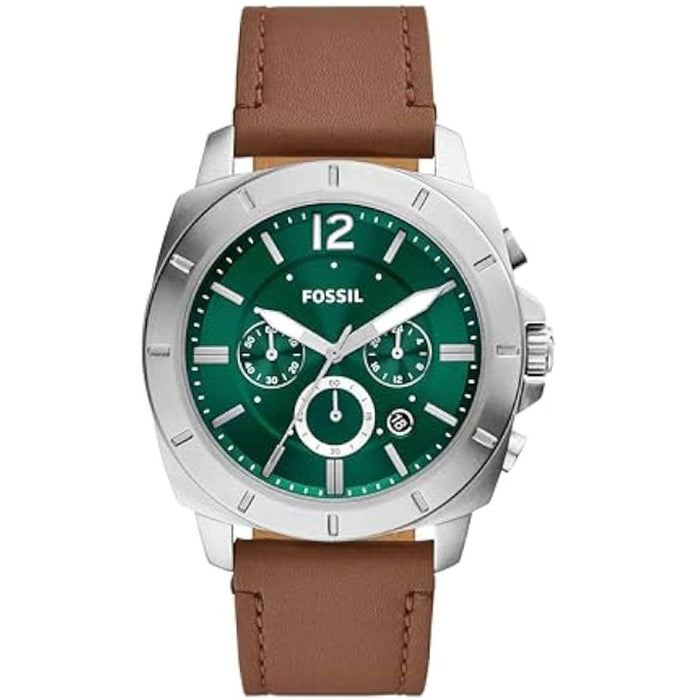 Fossil Men's Privateer Green Dial Watch - BQ2821