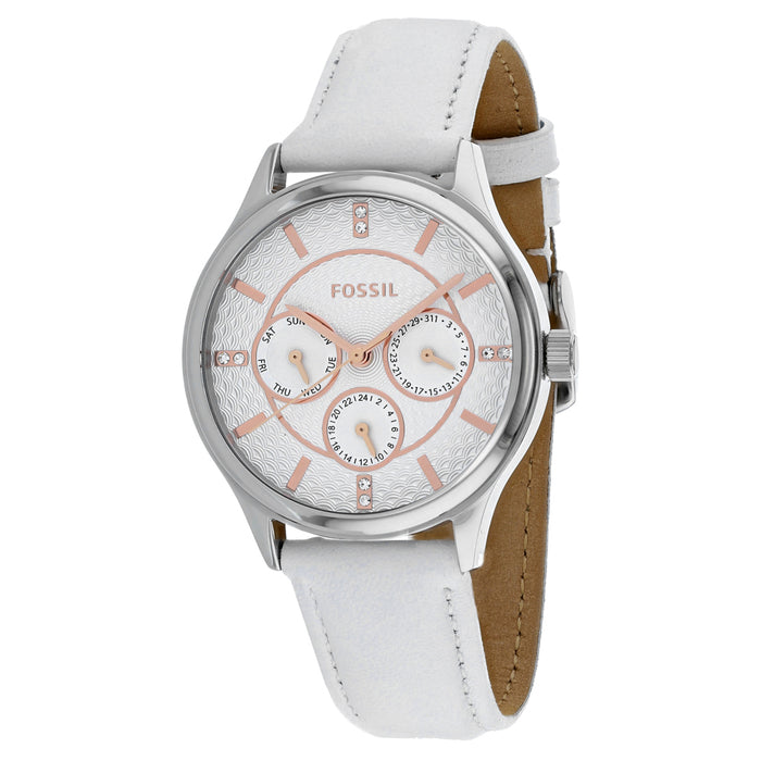 Fossil Women's Classic Silver Dial Watch - BQ3351SET