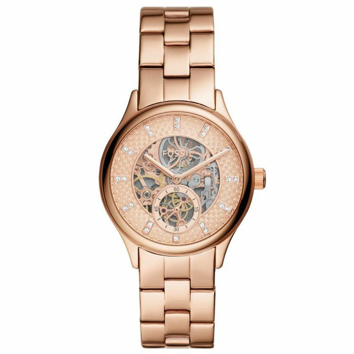 Fossil Women's Modern Sophisticate Rose gold Dial Watch - BQ3651