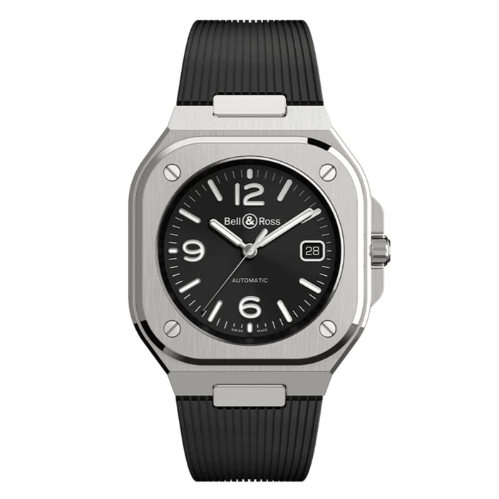 Bell & Rose Men's Classic Black Dial Watch - BR05A-BL-ST/SRB