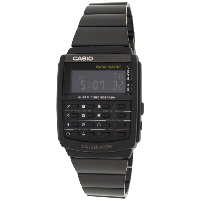 Casio Men's Data Bank Black Dial Watch - CA-506B-1A