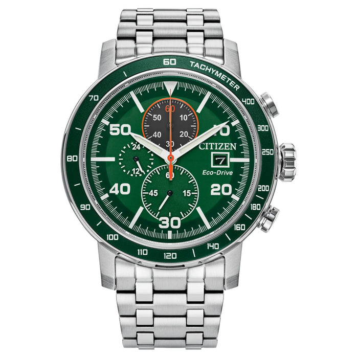 Citizen Men's Brycen Green Dial Watch - CA0851-56X