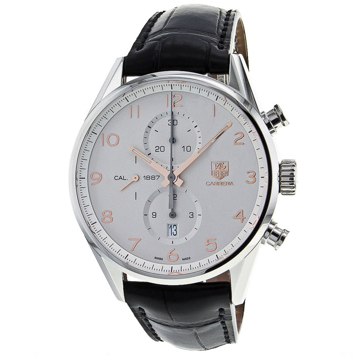 Tag Heuer Men's Carrera Silver Dial Watch - CAR2012.FC6235