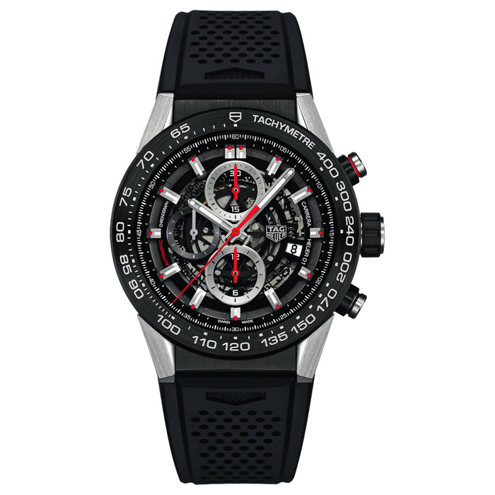Tag Heuer Men's Black Dial Watch - CAR2A1Z.FT6044