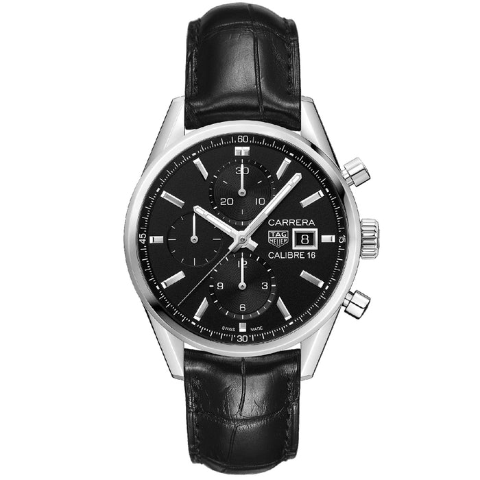 Tag Heuer Men's Carrera Calibre  Black Dial Watch - CBK2110.FC6266
