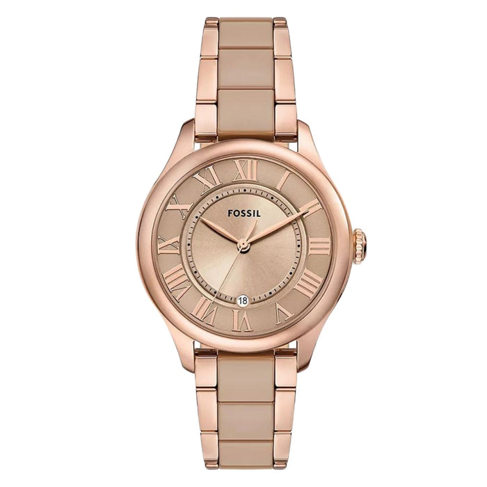 Fossil Women's Gilmore Rose gold Dial Watch - CE1133