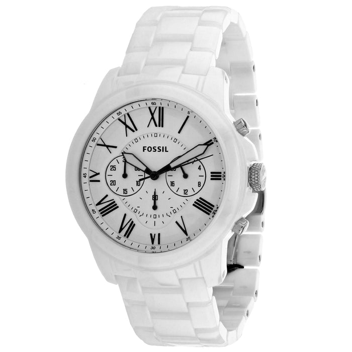 Fossil Men's Grant White Dial Watch - CE5020