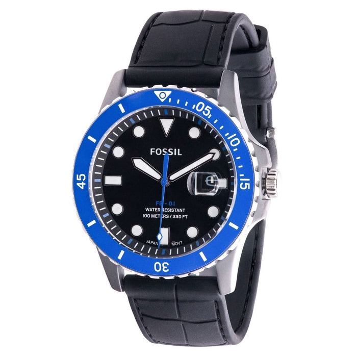 Fossil Men's Classic Black Dial Watch - CE5023