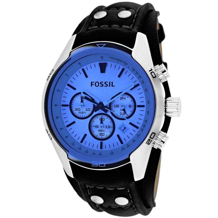 Fossil Men's Sport Cuff Silver Dial Watch - CH2564