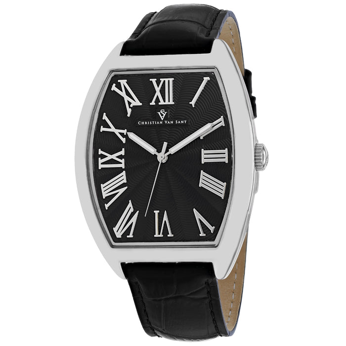 Christian Van Sant Men's Black Dial Watch - CV0271