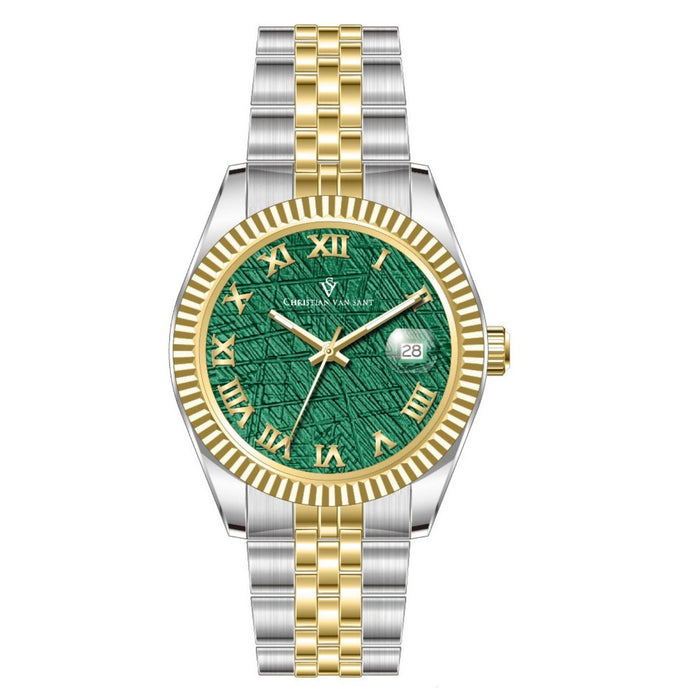 Christian Van Sant Men's Stellar Green Dial Watch - CV0707