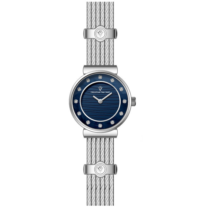 Christian Van Sant Women's Cavo Blue Dial Watch - CV1292