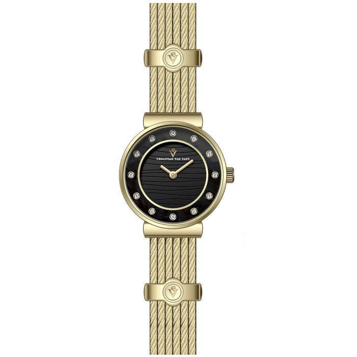 Christian Van Sant Women's Cavo Black Dial Watch - CV1298