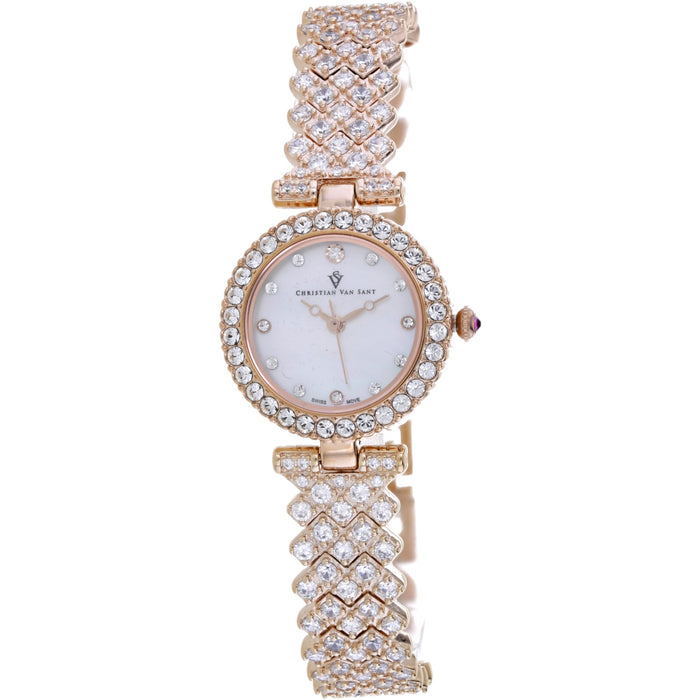 Christian Van Sant Women's Romana White Dial Watch - CV2953