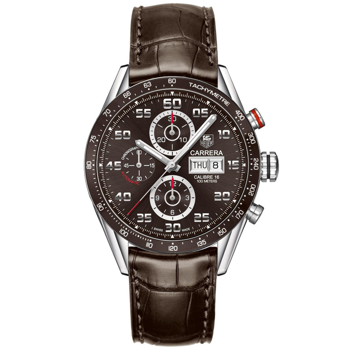 Tag Heuer Men's Carrera Brown Dial Watch - CV2A1S.FC6236