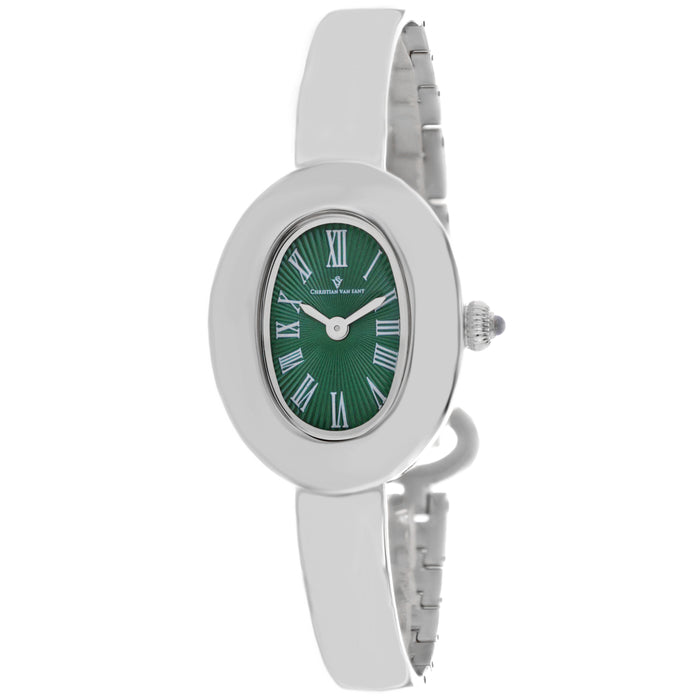 Christian Van Sant Women's Anora Green Dial Watch - CV4332