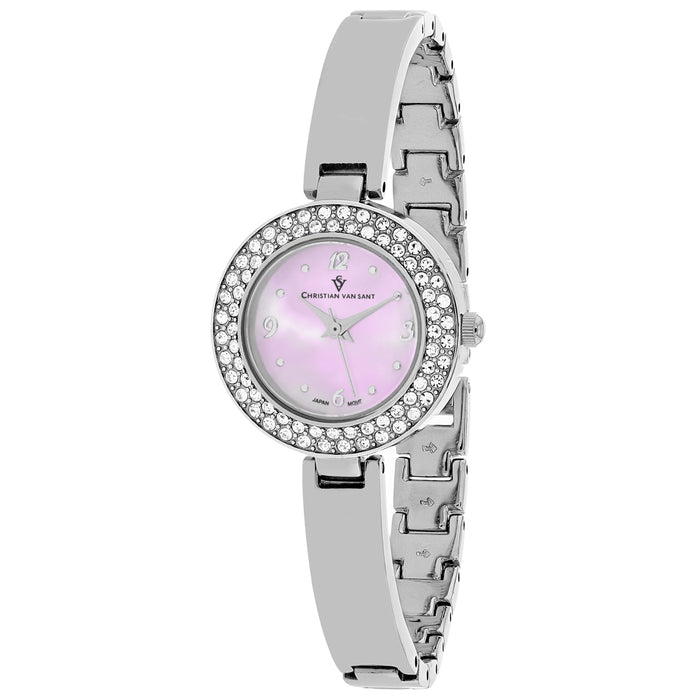 Christian Van Sant Women's Palisades Pink MOP Dial Watch - CV8611