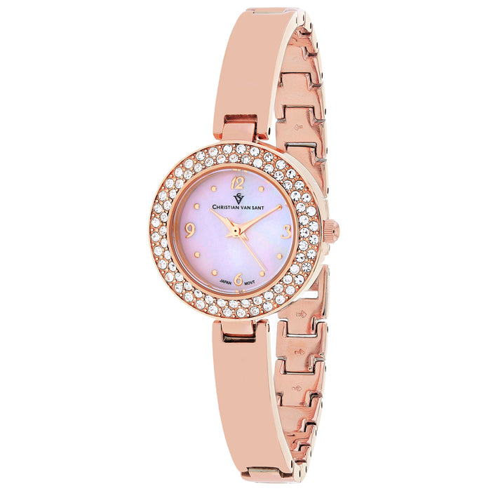 Christian Van Sant Women's Palisades Pink MOP Dial Watch - CV8614