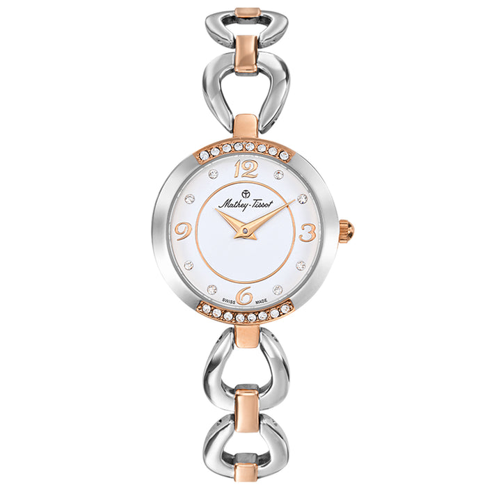 Mathey Tissot Women's Fleury 1496 White Dial Watch - D1496BI