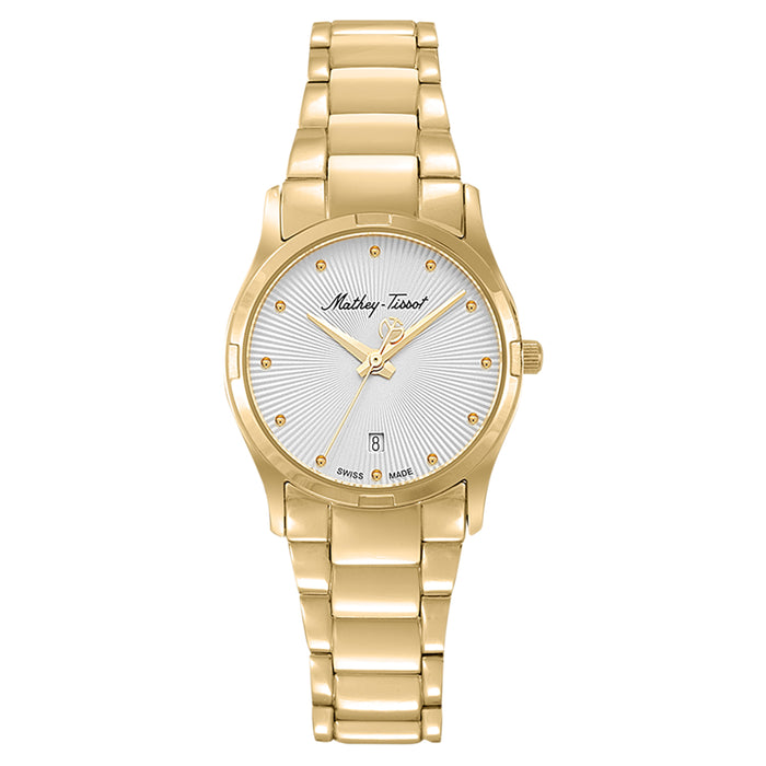 Mathey Tissot Women's Classic Silver Dial Watch - D2111PI