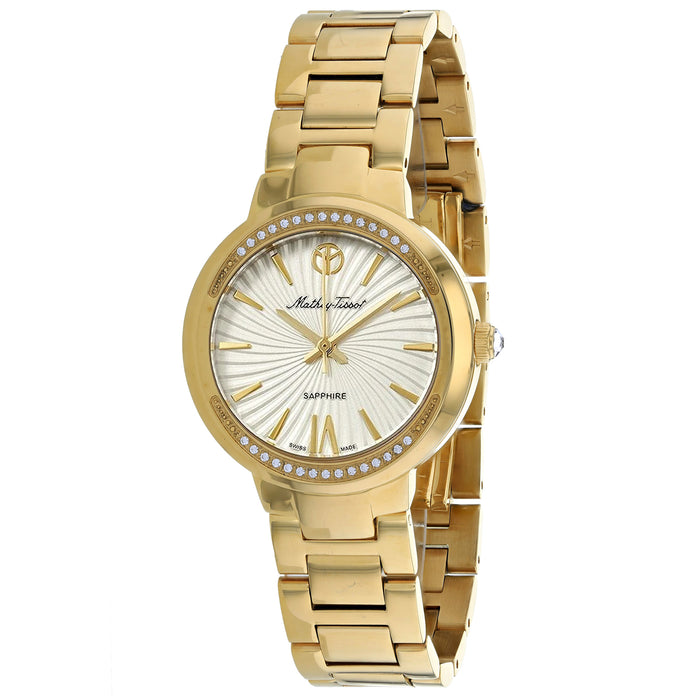 Mathey Tissot Women's Classic Gold Dial Watch - D3082PA