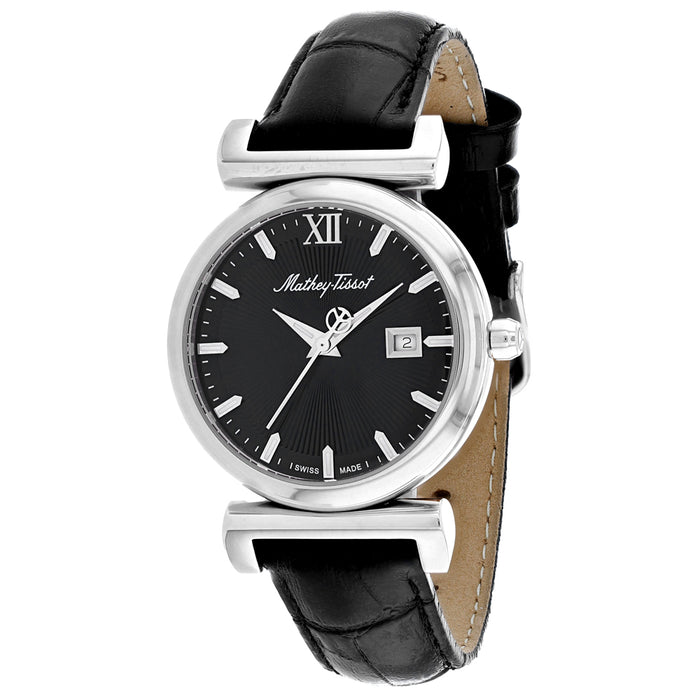 Mathey Tissot Women's Black Dial Watch - D410ALN