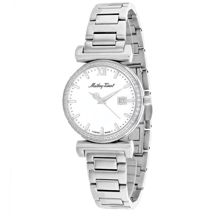 Mathey Tissot Women's White Dial Watch - D410AQI