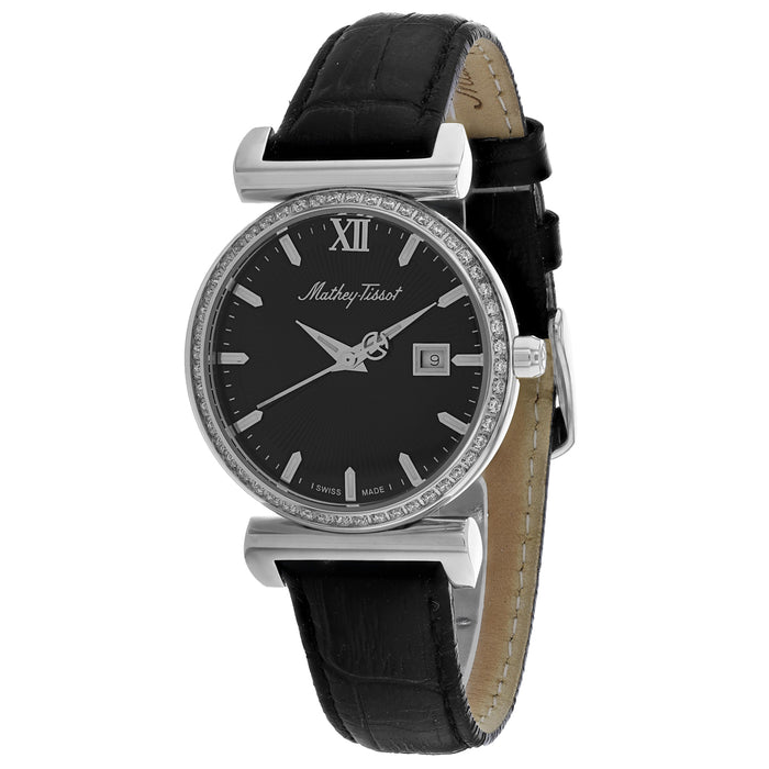 Mathey Tissot Women's Classic Black Dial Watch - D410AQLN