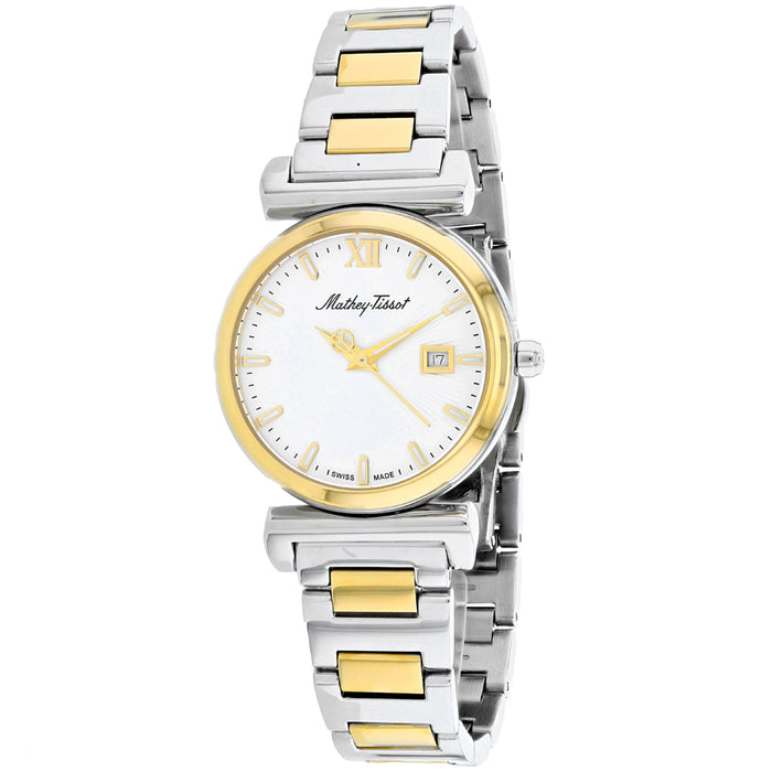 Mathey Tissot Women's White Dial Watch - D410BYI