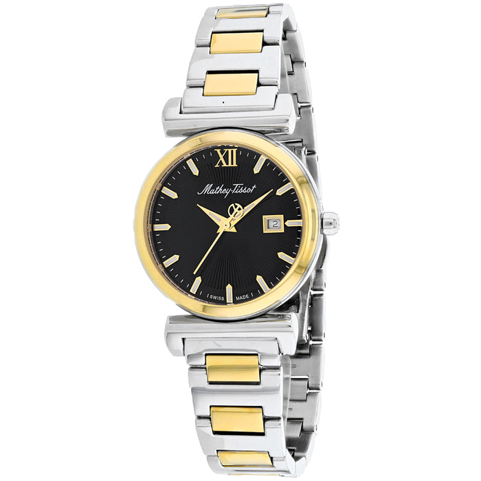 Mathey Tissot Women's Black Dial Watch - D410BYN