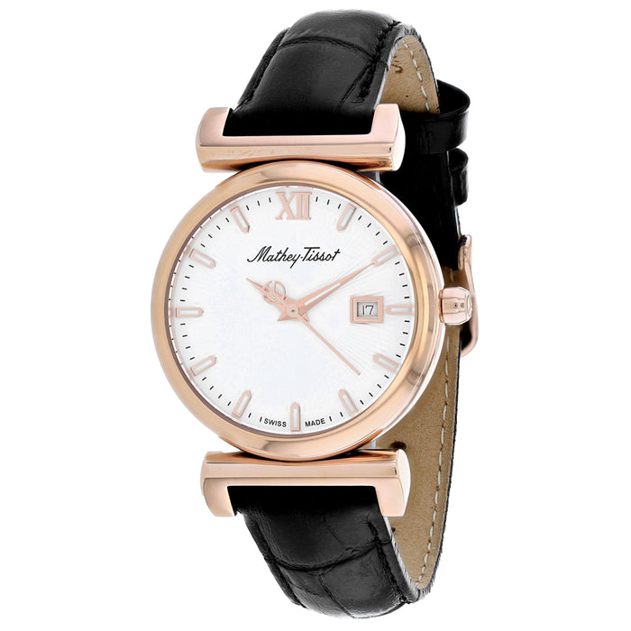 Mathey Tissot Women's White Dial Watch - D410PLI