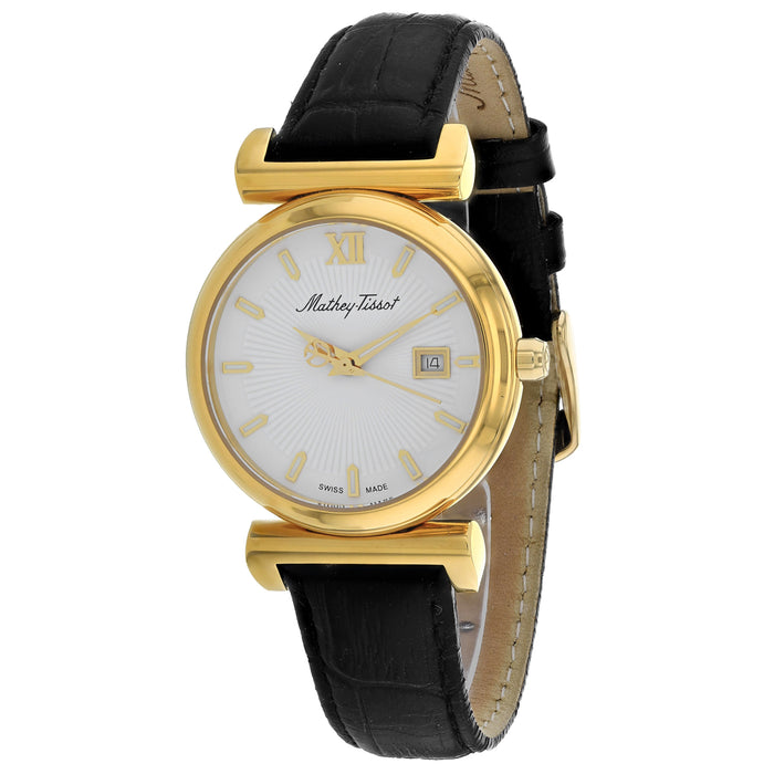 Mathey Tissot Women's Classic White Dial Watch - D410PLYI