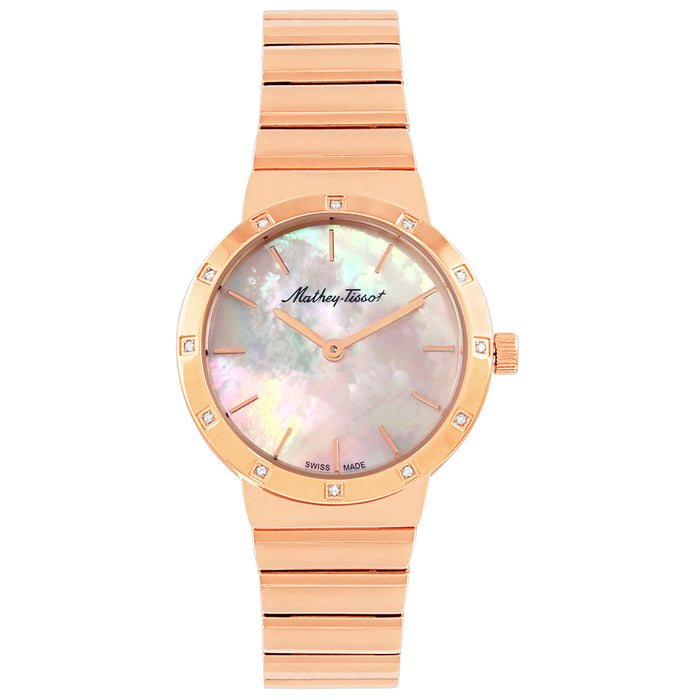 Mathey Tissot Women's Classic White Dial Watch - D593SPI