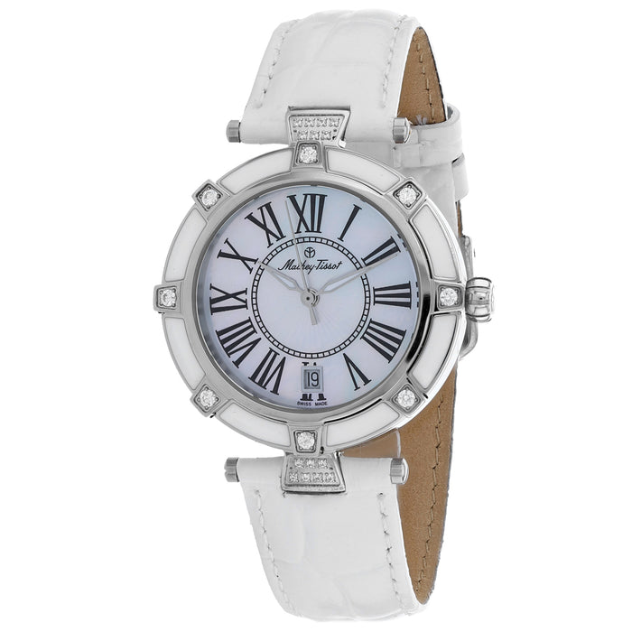 Mathey Tissot Women's Classic Mop Dial Watch - D6001AL