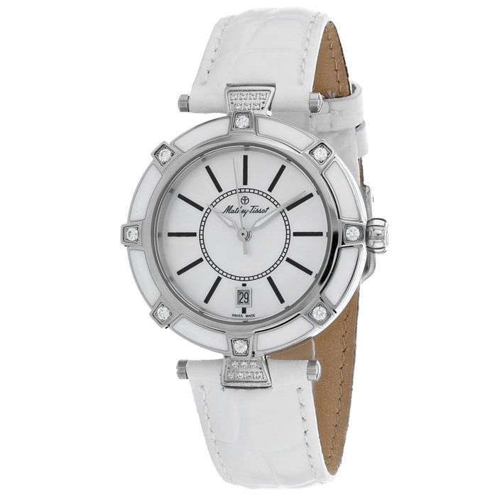 Mathey Tissot Women's Classic Mop Dial Watch - D6001ALB