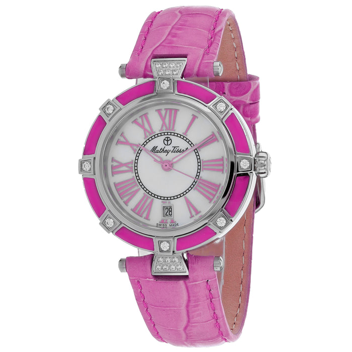 Mathey Tissot Women's Classic Mop Dial Watch - D6001ALR