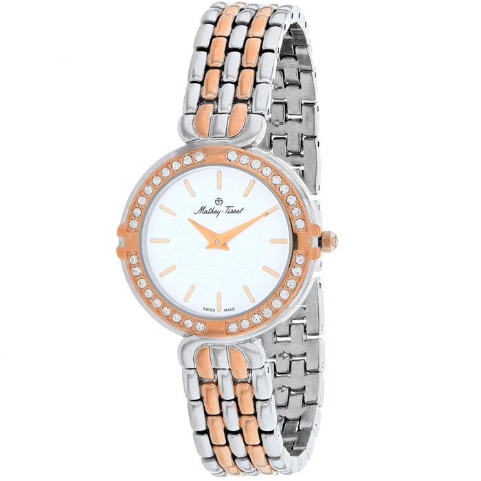 Mathey Tissot Women's FLEURY 6331 White Dial Watch - D6331BI
