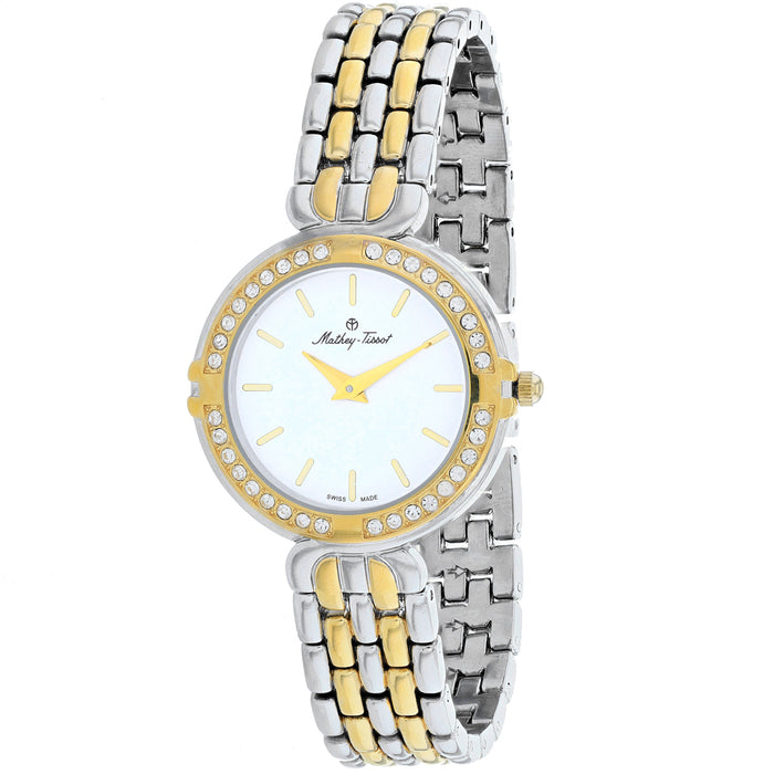Mathey Tissot Women's FLEURY 6331 White Dial Watch - D6331BYI