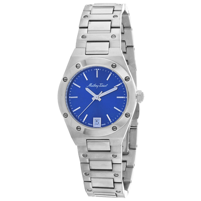 Mathey Tissot Women's Eliser Blue Dial Watch - D680ABU