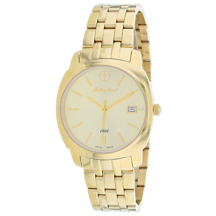 Mathey Tissot Women's Smart Gold Dial Watch - D6940MPDI