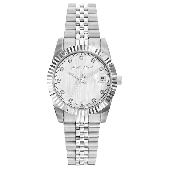Mathey Tissot Women's Classic White Dial Watch - D807AI