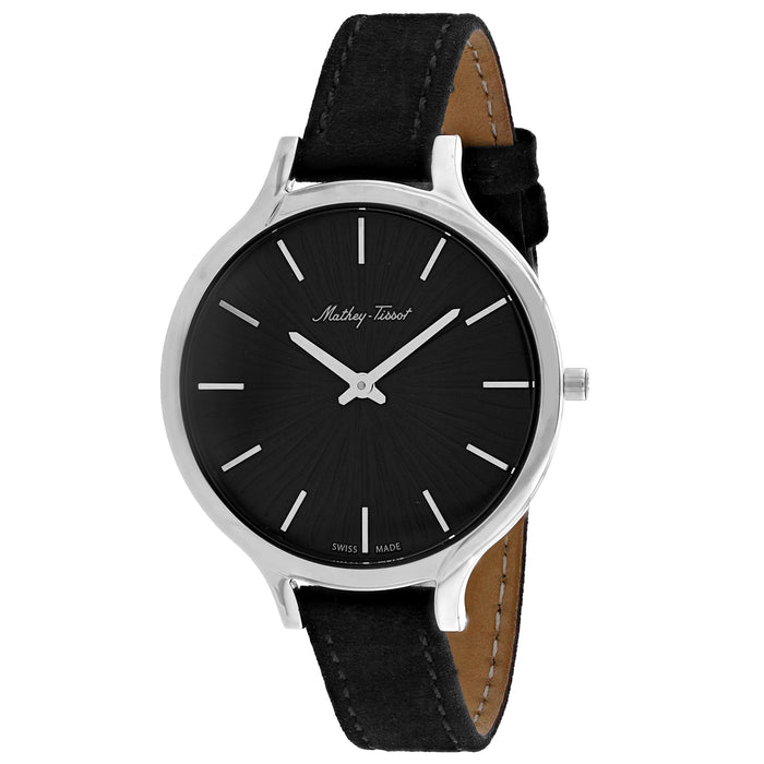Mathey Tissot Women's Classic Black Dial Watch - D865AN