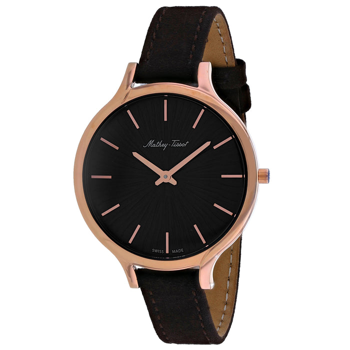 Mathey Tissot Women's Classic Brown Dial Watch - D865PN